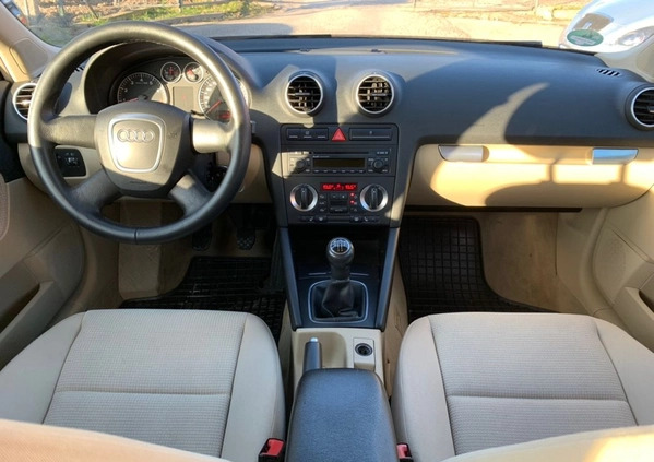 Audi A3 cena 18750 przebieg: 197170, rok produkcji 2006 z Goleniów małe 562
